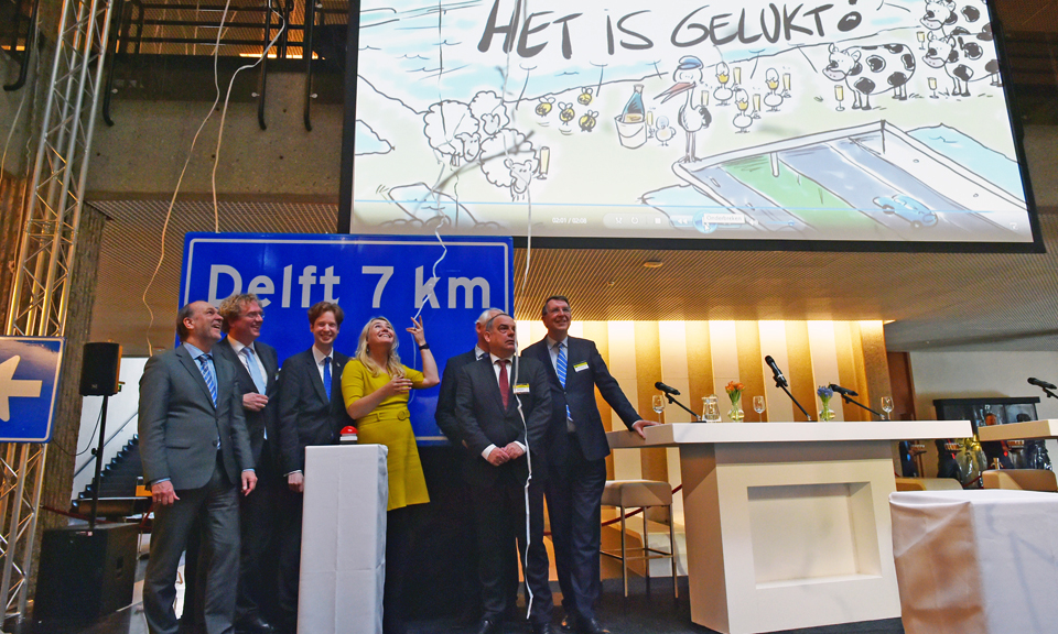 Officiële opening A4 - foto Provincie Zuid-Holland